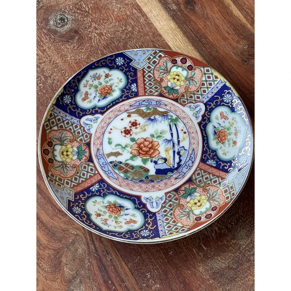 4 Gorgeous Japanese Vintage Imari Ware Decorative‎ Hand Painted 6